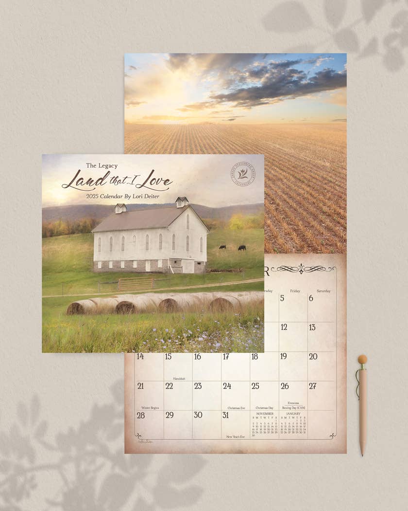 Land That I Love 2025 Wall Calendar