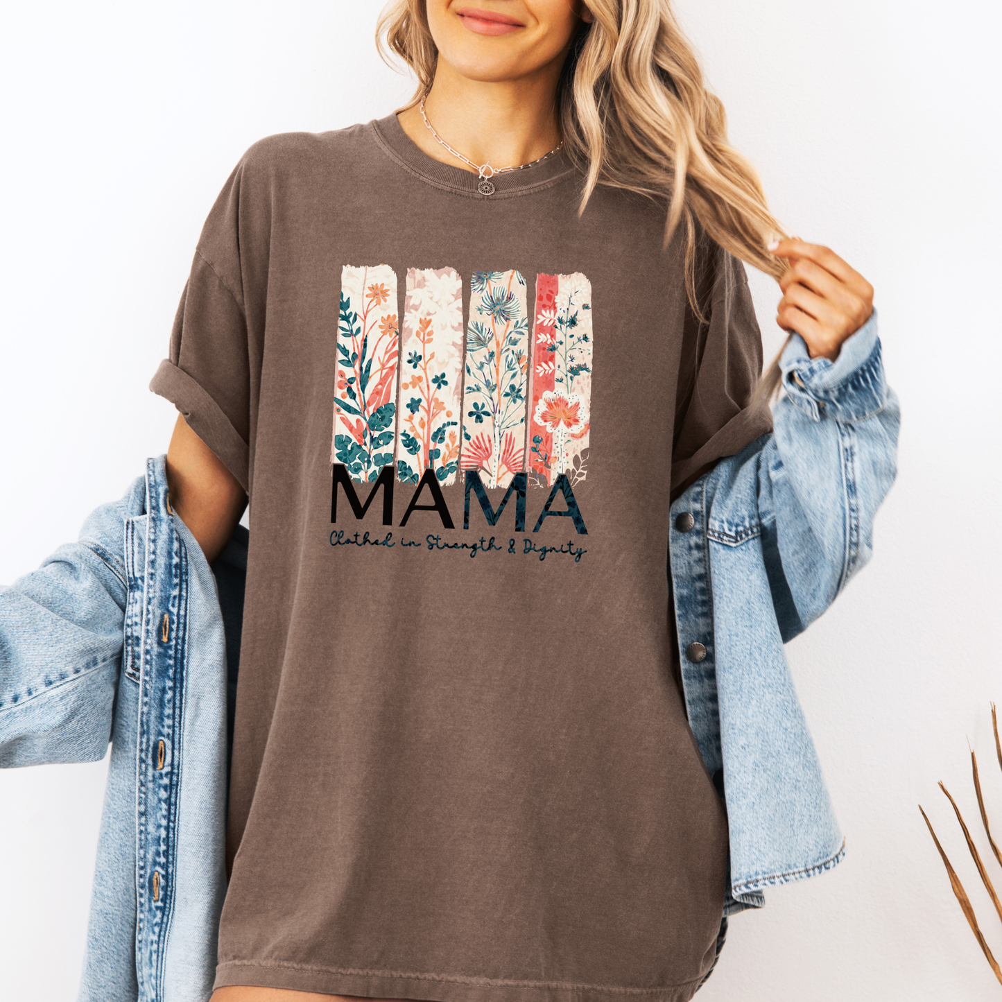 Proverbs 31 Mama Comfort Color Christian Mother's Day Tshirt