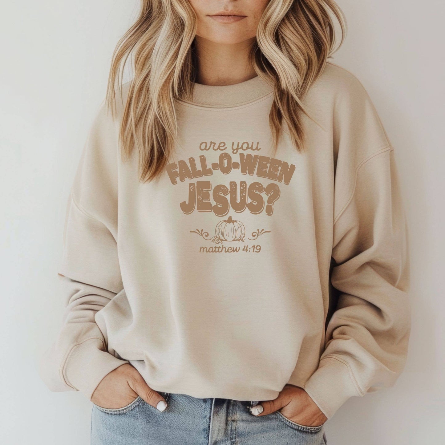 Are You Fall-O-Ween Jesus Fall Graphic Sweatshirt