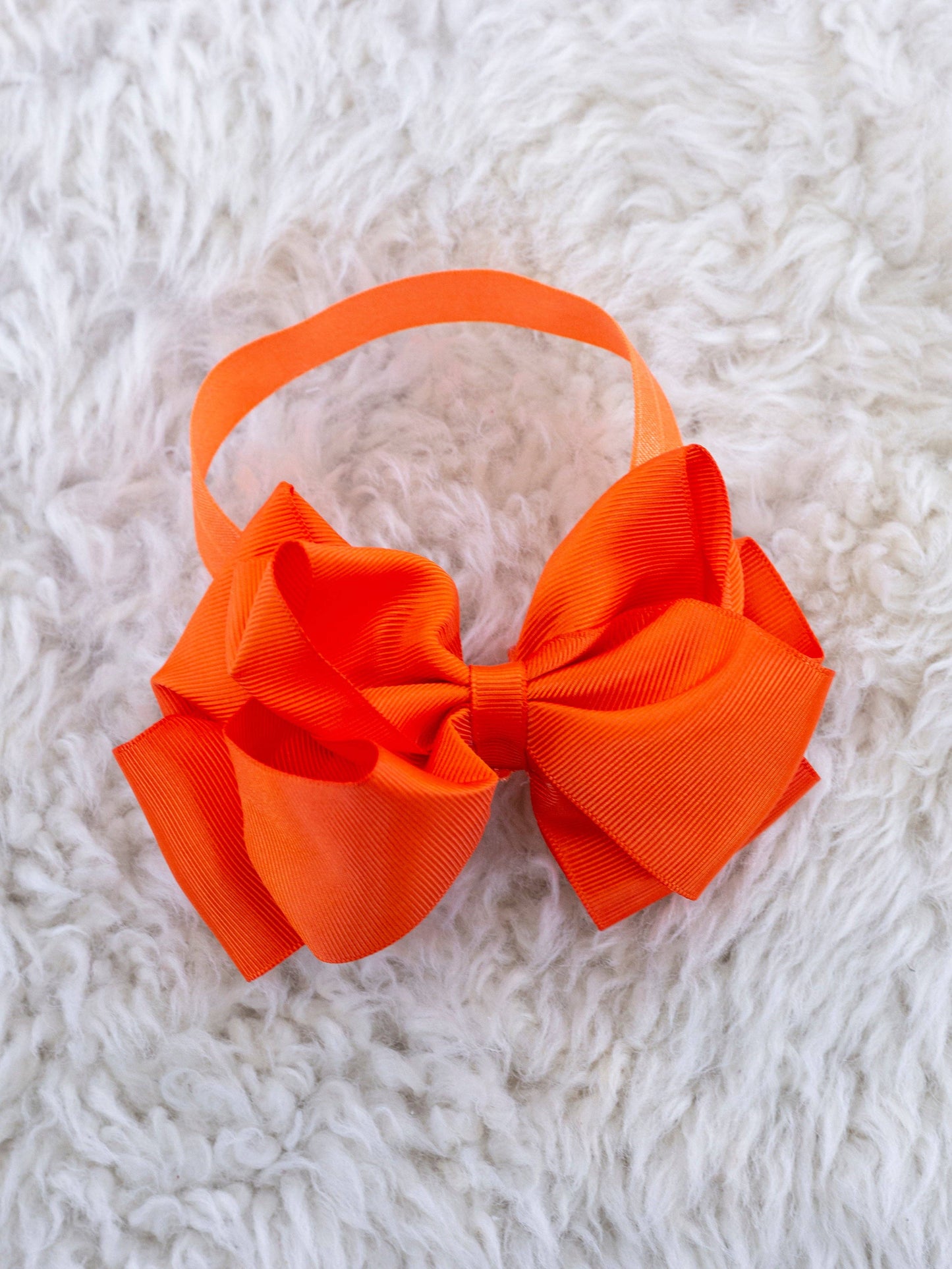 Double Layer Bow Headband 5 Inch - 29 Colors Available