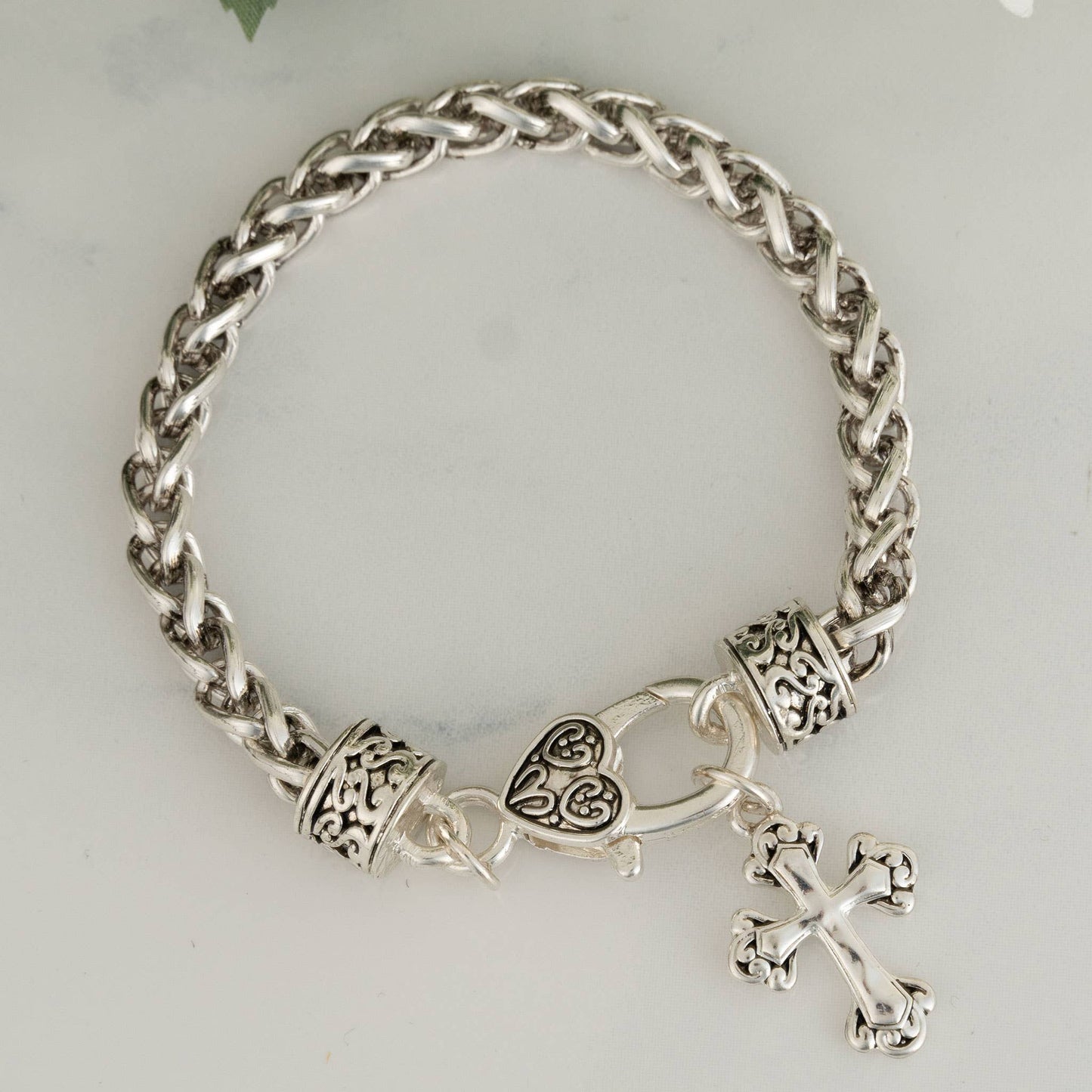 Miah Inspirational Nickel-Free Charm Bracelet