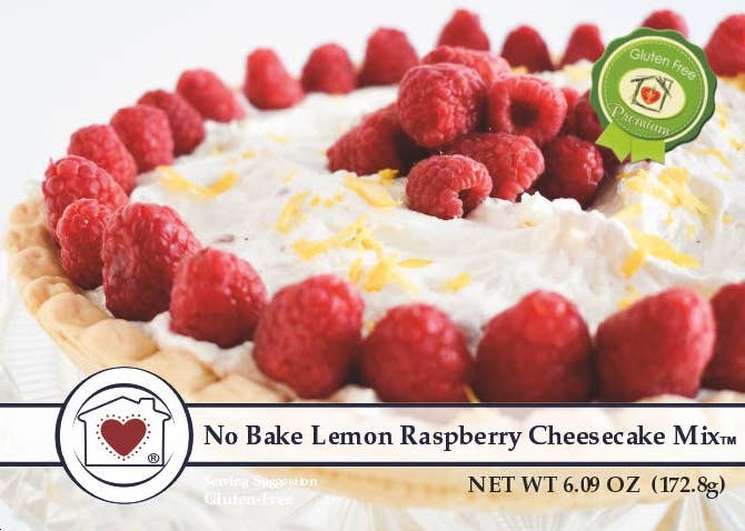 No-Bake Lemon Raspberry Cheesecake Mix