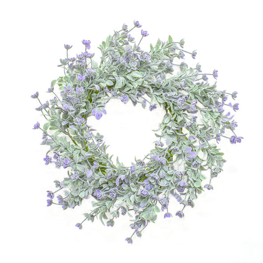 Dusk Lavender Buds Candle Ring, 3.5"