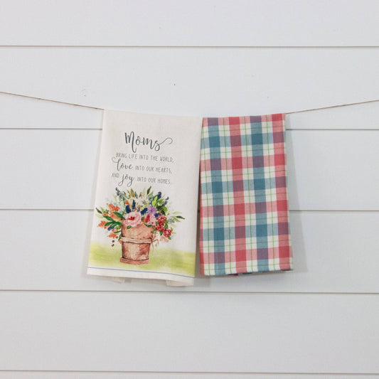 Tea Towels - Mom (Pk/02 Ast)
