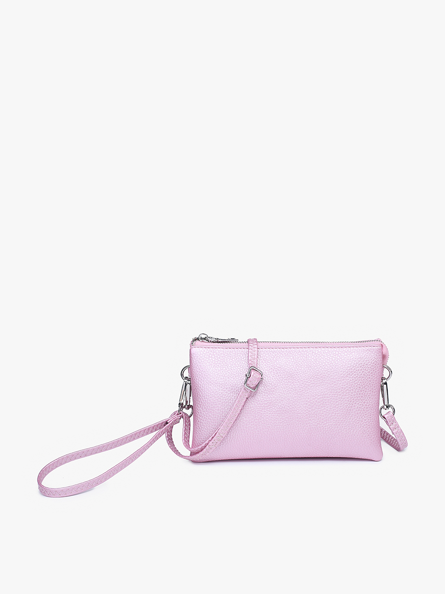 M013 Riley Monogrammable 3 Compartment Crossbody/Wristlet