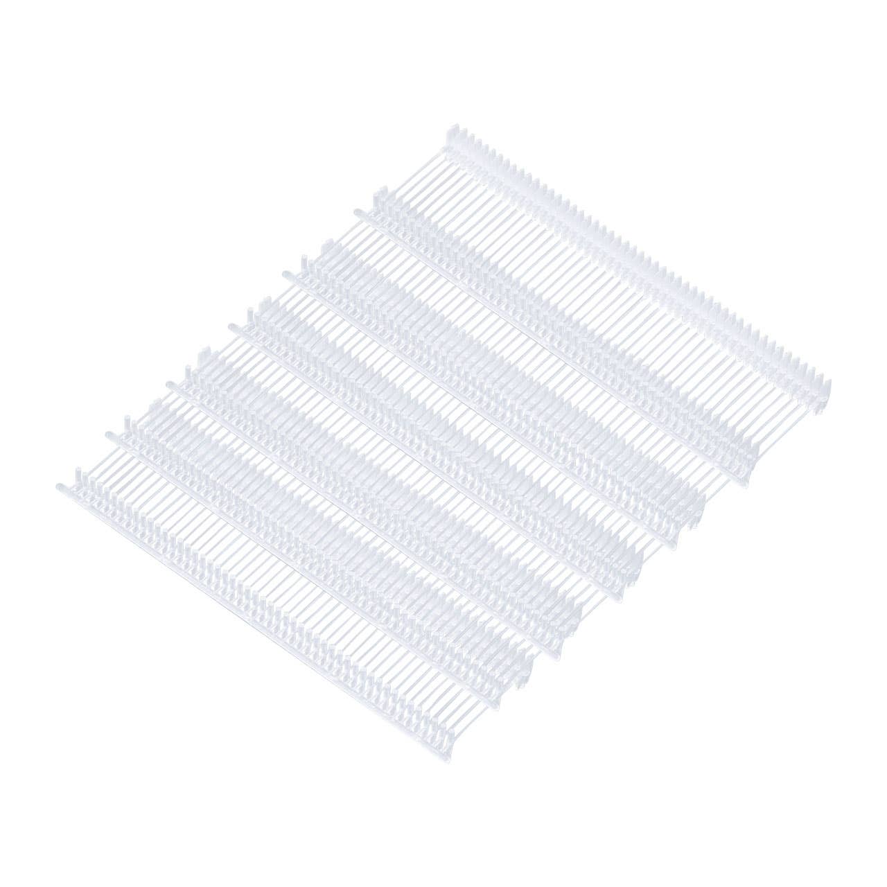 1" Clear Fine Fabric Tagging Fasteners - Carton of 5000