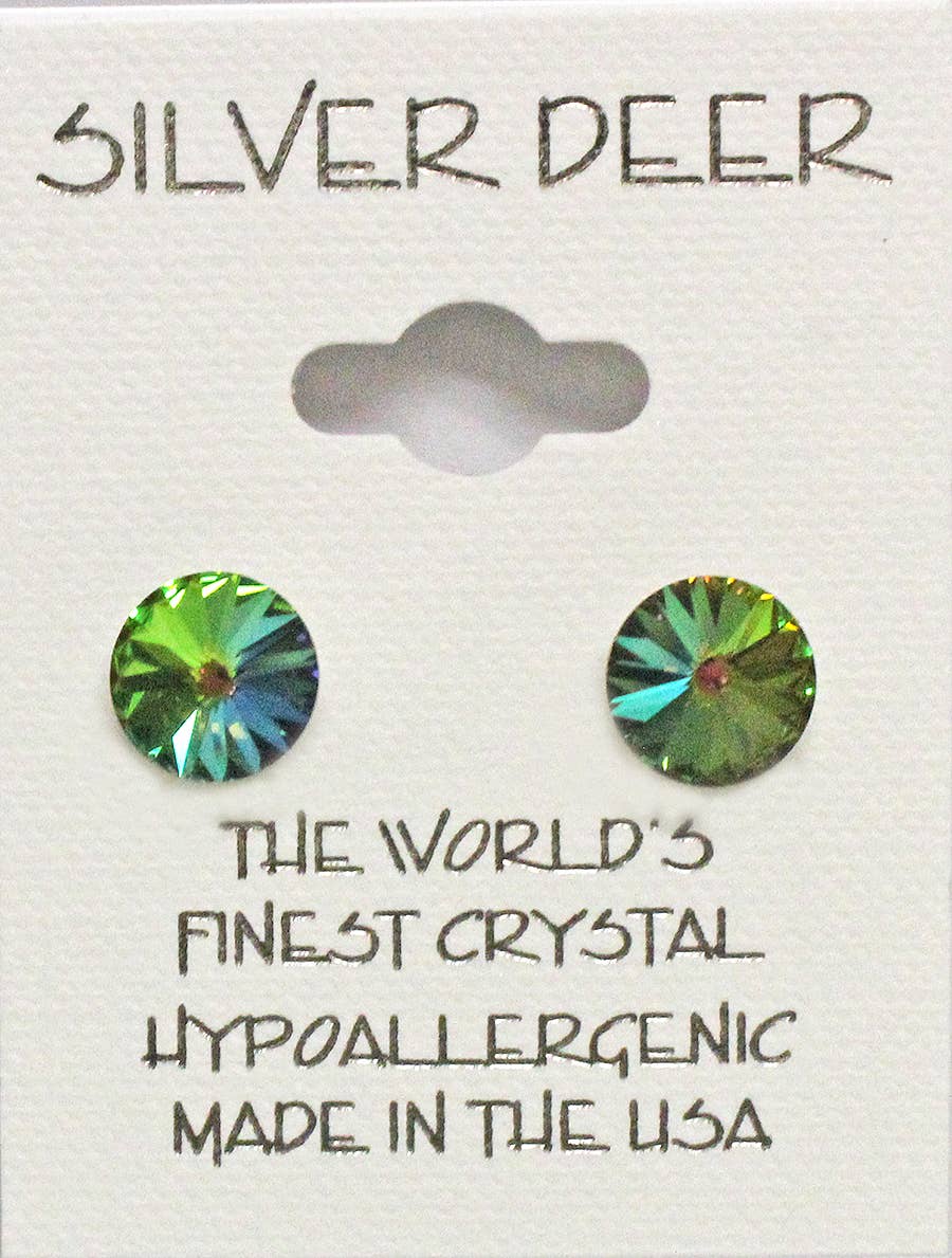 48 pr. Small Crystal Post Earring Assortment