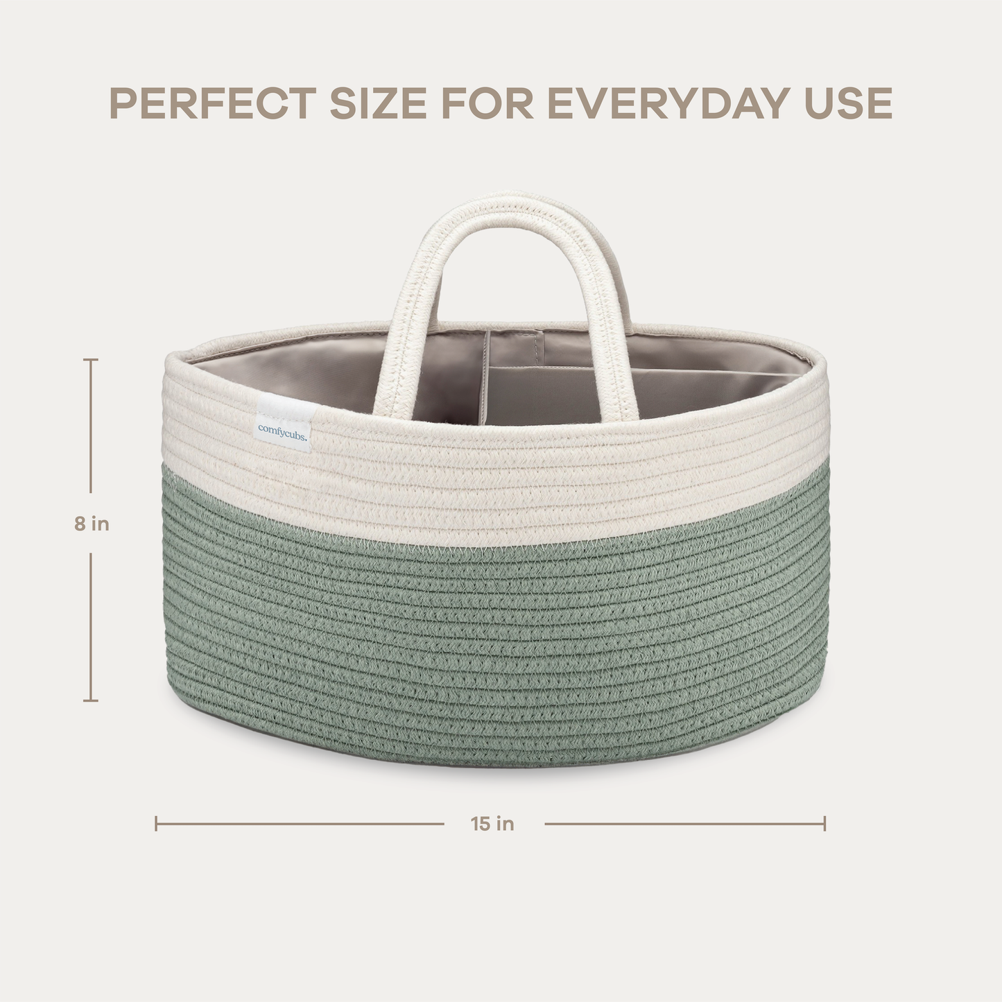 Diaper Caddy Organizer by Comfy Cubs