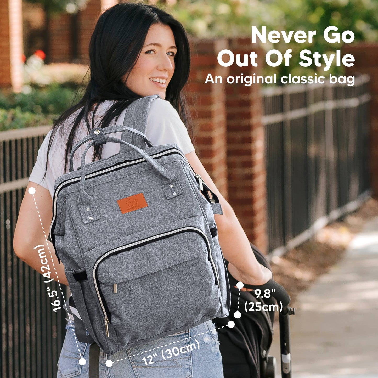 Original Diaper Bag Backpack, Baby Bags with Changing Pad