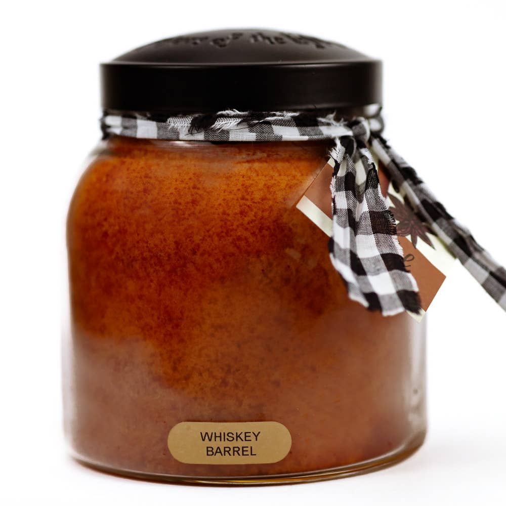 Whiskey Barrel – 34oz Strong Scented Gift Jar Candle