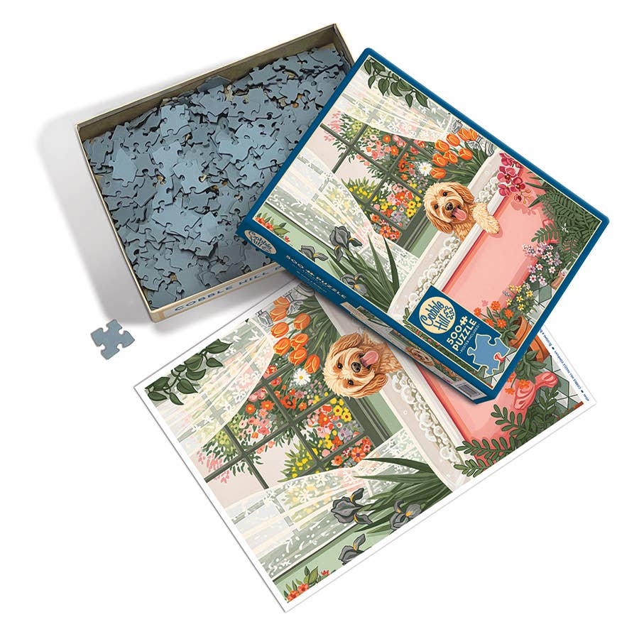 Blooms and Bubbles 500-Piece Cobble Hill Puzzle
