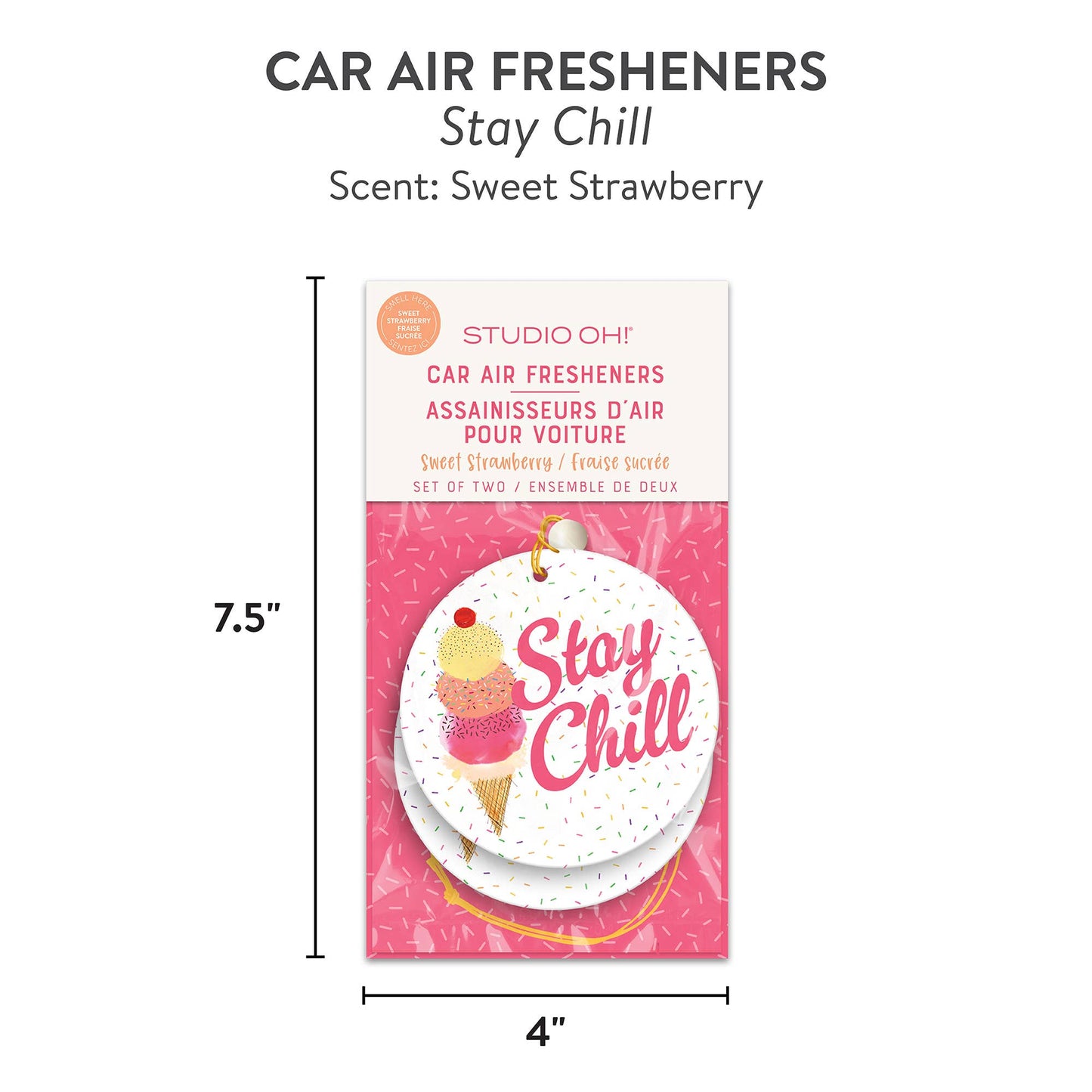 Stay Chill Car Air Freshener