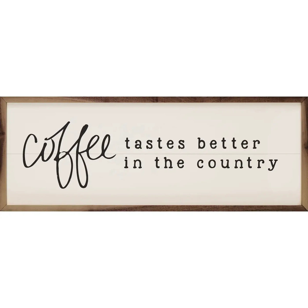 Coffee Tastes Better In The Country White