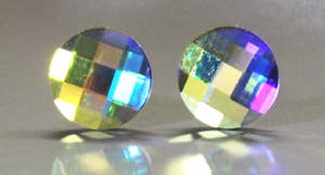 48 pr. Small Crystal Post Earring Assortment