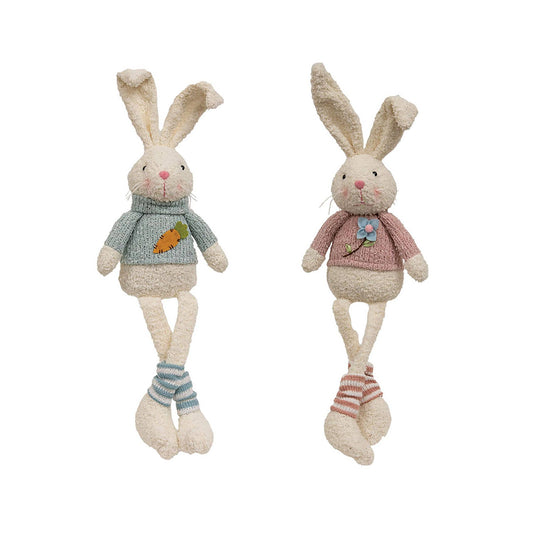 Spring Sweater Bunnies, 2 Asstd.