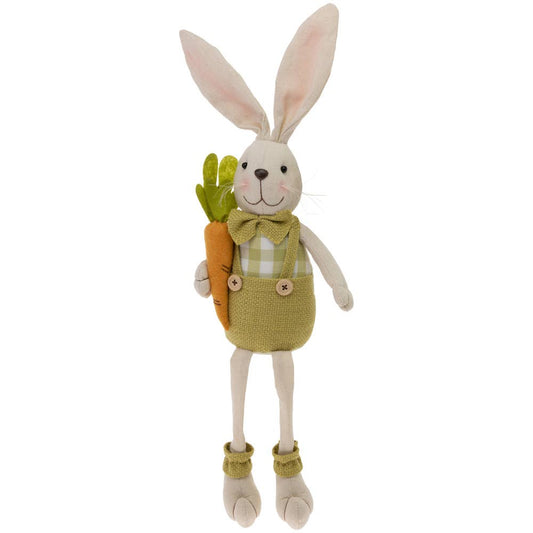 15.5" Tall Charles Green Overall Bunny Easter